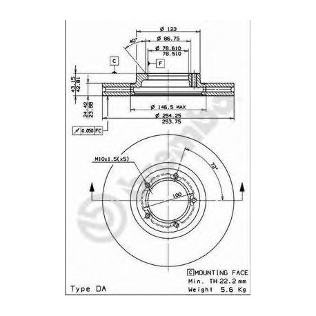 Σετ Δισκόπλακες AP 24650E