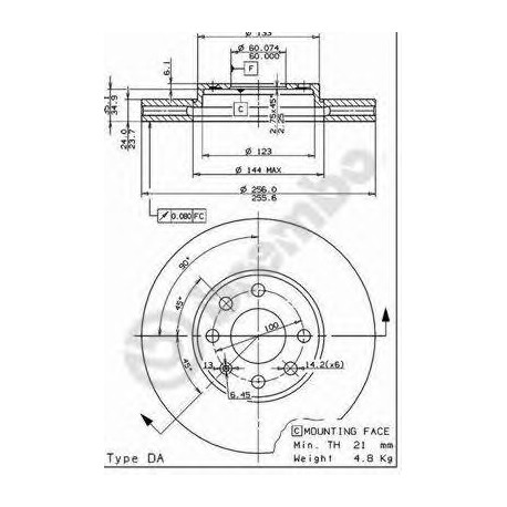 Σετ Δισκόπλακες AP 24738V