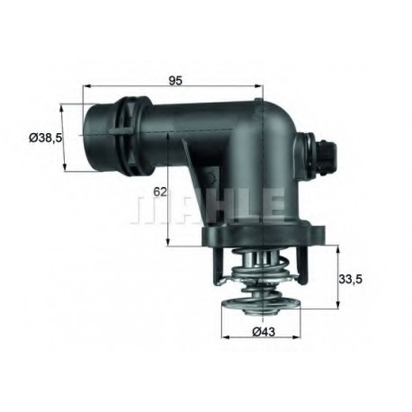 Θερμοστάτης MAHLE ORIGINAL TM15105