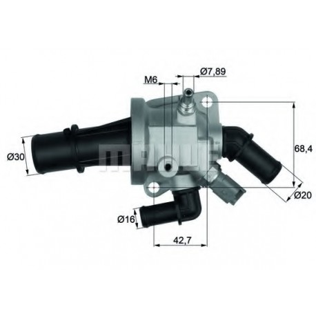 Θερμοστάτης MAHLE ORIGINAL TI16488