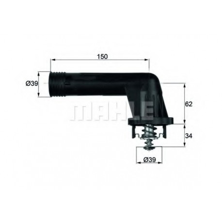 Θερμοστάτης MAHLE ORIGINAL TI2095