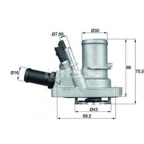 Θερμοστάτης MAHLE ORIGINAL TI14488