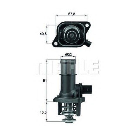 Θερμοστάτης MAHLE ORIGINAL TI16105