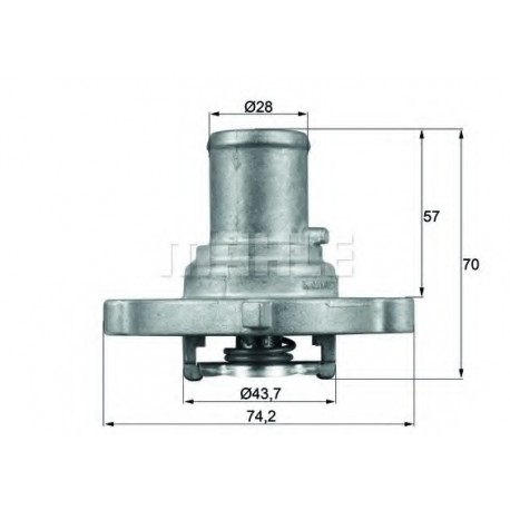 Θερμοστάτης MAHLE ORIGINAL TI12287D