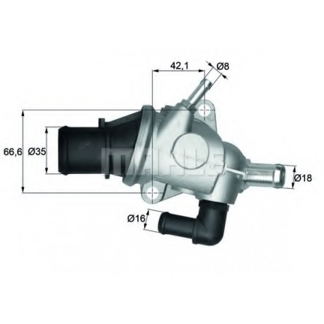 Θερμοστάτης MAHLE ORIGINAL TI12588