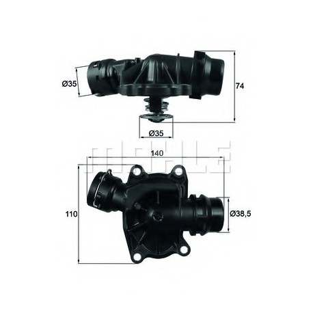 Θερμοστάτης MAHLE ORIGINAL TI23388