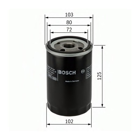 Φίλτρο Λαδιού BOSCH 0986452062