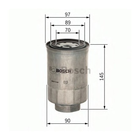 Φίλτρο Καυσίμου BOSCH 1457434281