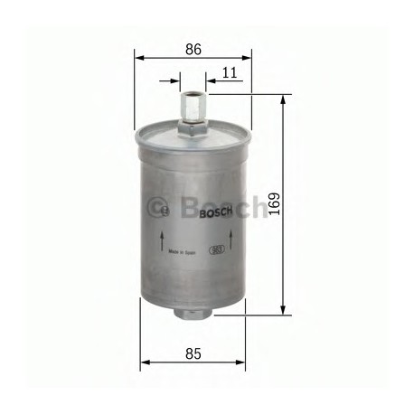 Φίλτρο Καυσίμου BOSCH 0450905177