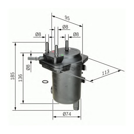 Φίλτρο Καυσίμου BOSCH 0450907008