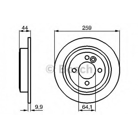 Σετ Δισκόπλακες BOSCH 0986478601