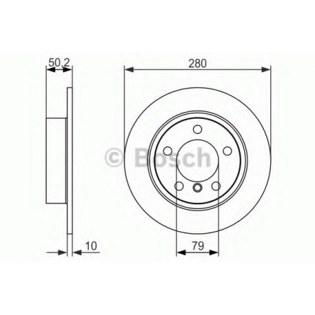 Σετ Δισκόπλακες BOSCH 0986479728