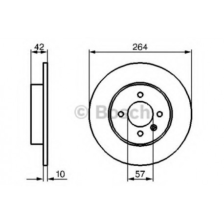 Σετ Δισκόπλακες BOSCH 0986479191