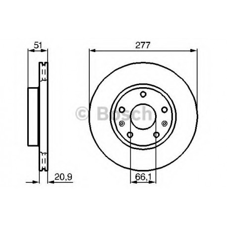 Σετ Δισκόπλακες BOSCH 0986478992