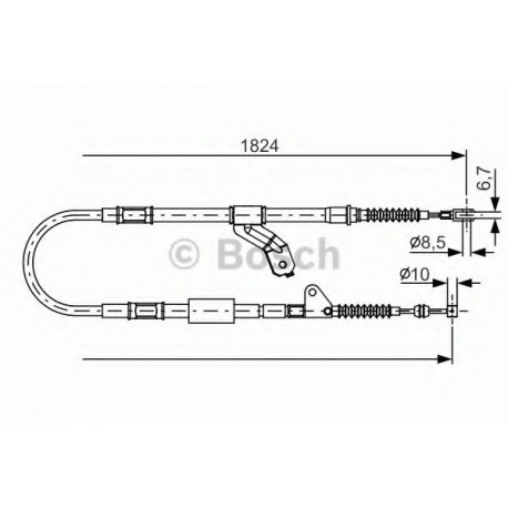 Μοχλοί, συρματόσχοινα & ντίζες BOSCH 1987482159