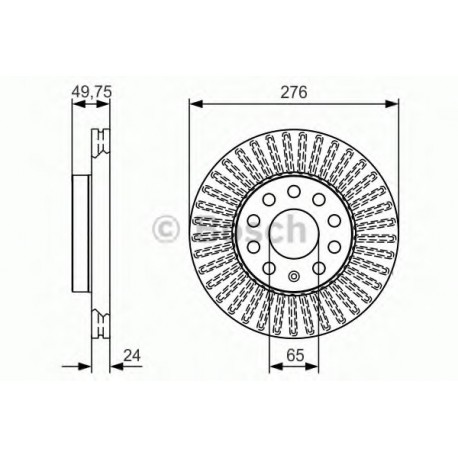 Σετ Δισκόπλακες BOSCH 0986479C47