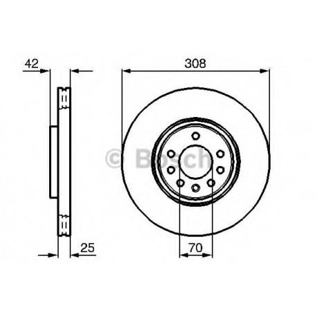 Σετ Δισκόπλακες BOSCH 0986479113