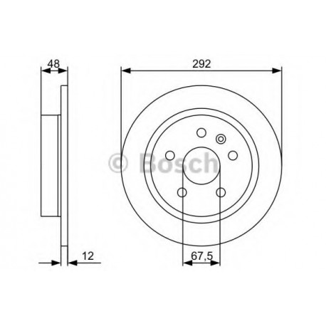 Σετ Δισκόπλακες BOSCH 0986479513