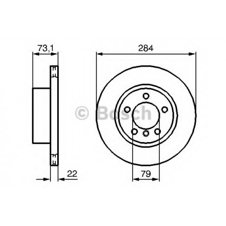 Σετ Δισκόπλακες BOSCH 0986479213