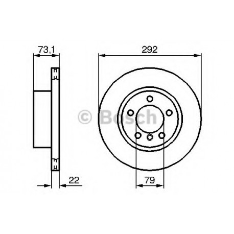 Σετ Δισκόπλακες BOSCH 0986479214