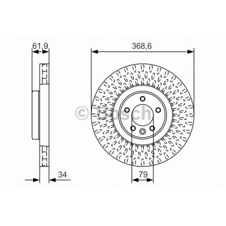 Σετ Δισκόπλακες BOSCH 0986479B18