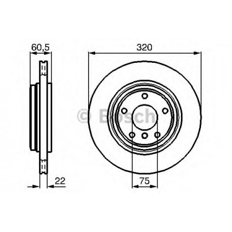 Σετ Δισκόπλακες BOSCH 0986478975