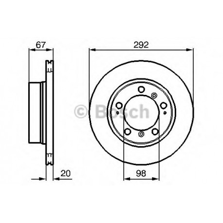Σετ Δισκόπλακες BOSCH 0986479079