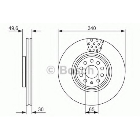 Σετ Δισκόπλακες BOSCH 0986479734