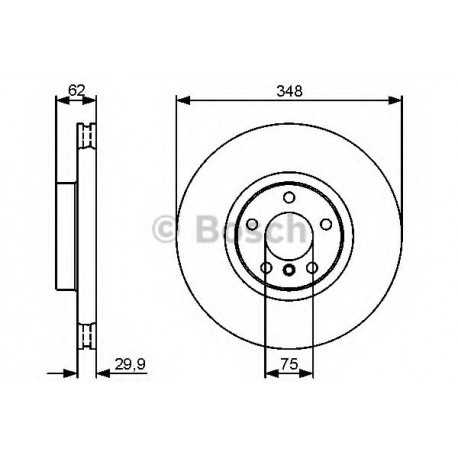 Σετ Δισκόπλακες BOSCH 0986479436