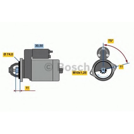 Μίζα BOSCH 0986016500