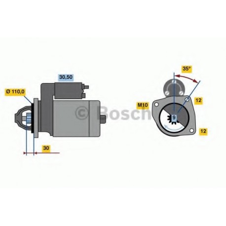 Μίζα BOSCH 0001109344