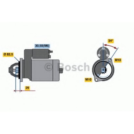 Μίζα BOSCH 0001107403