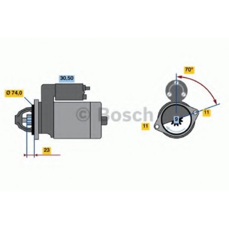 Μίζα BOSCH 0001109035