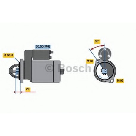 Μίζα BOSCH 0001115070
