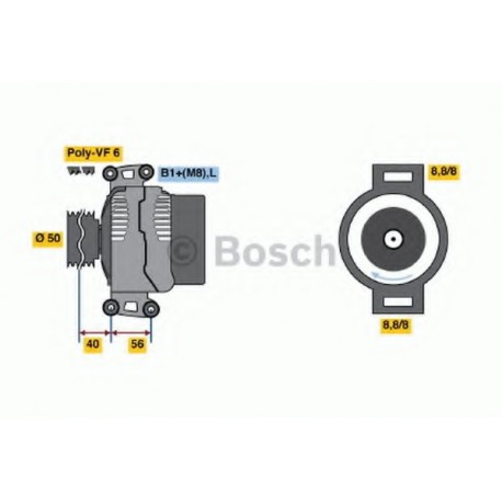 Δυναμό & εναλλάκτης ρεύματος BOSCH 0124325093