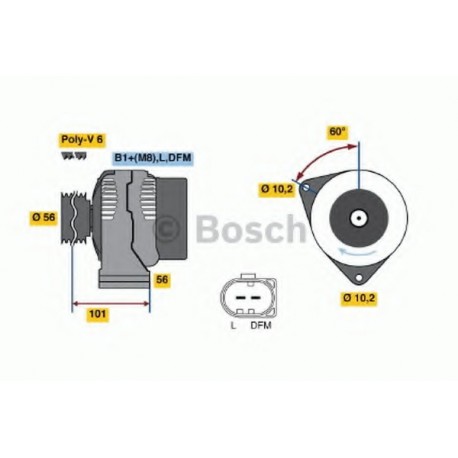 Δυναμό & εναλλάκτης ρεύματος BOSCH 0124515046