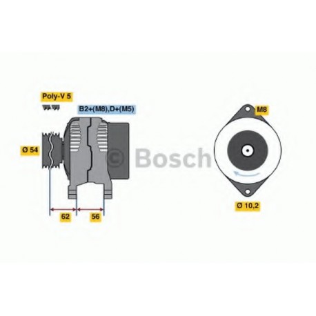 Δυναμό & εναλλάκτης ρεύματος BOSCH 0124415002