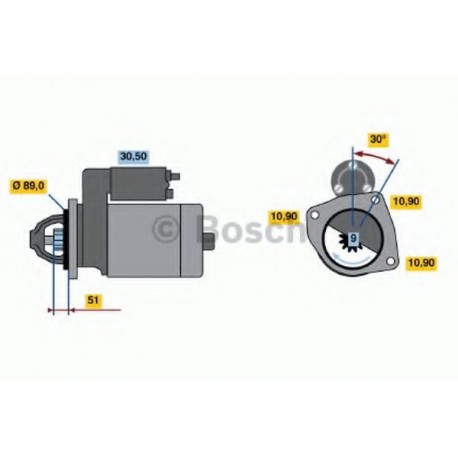 Μίζα BOSCH 0986013490