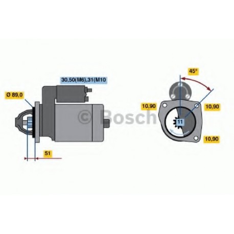 Μίζα BOSCH 0001231014