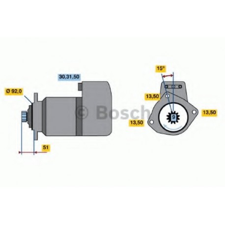 Μίζα BOSCH 0986011570