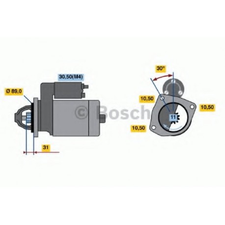 Μίζα BOSCH 0001231030