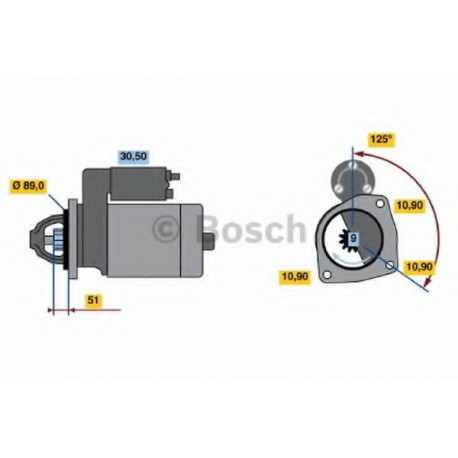 Μίζα BOSCH 0986017240