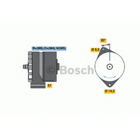 Δυναμό & εναλλάκτης ρεύματος BOSCH 0120469014