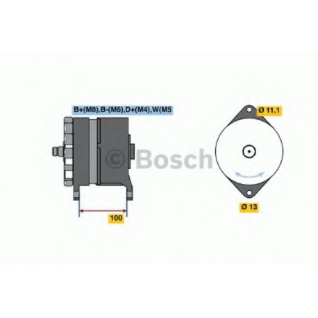 Δυναμό & εναλλάκτης ρεύματος BOSCH 0986039260