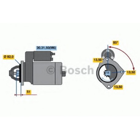 Μίζα BOSCH 0986017320