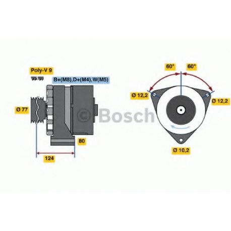 Δυναμό & εναλλάκτης ρεύματος BOSCH 6033GB3019