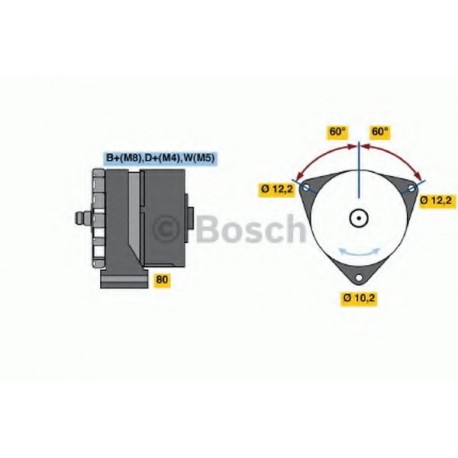 Δυναμό & εναλλάκτης ρεύματος BOSCH 0120468107