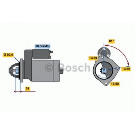 Μίζα BOSCH 0986018370