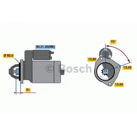 Μίζα BOSCH 0001371004