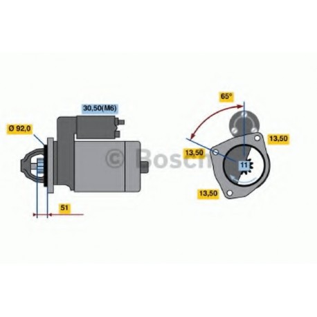 Μίζα BOSCH 0001371006